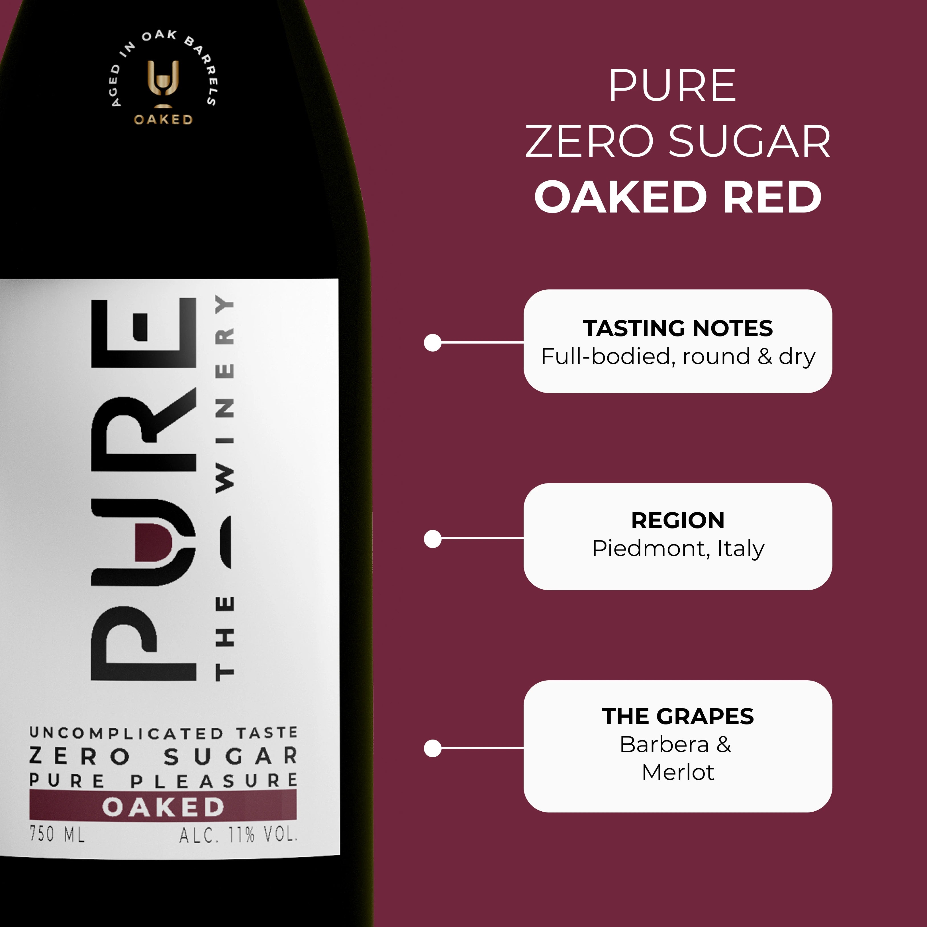 Zero Sugar Oaked Red