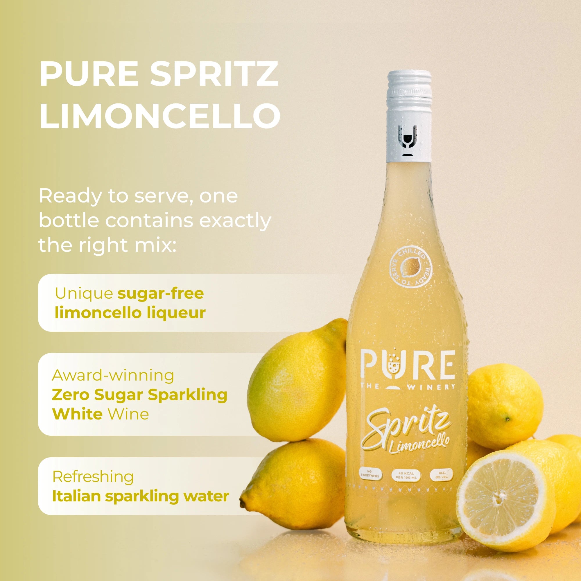 Zero Sugar Limoncello Spritz