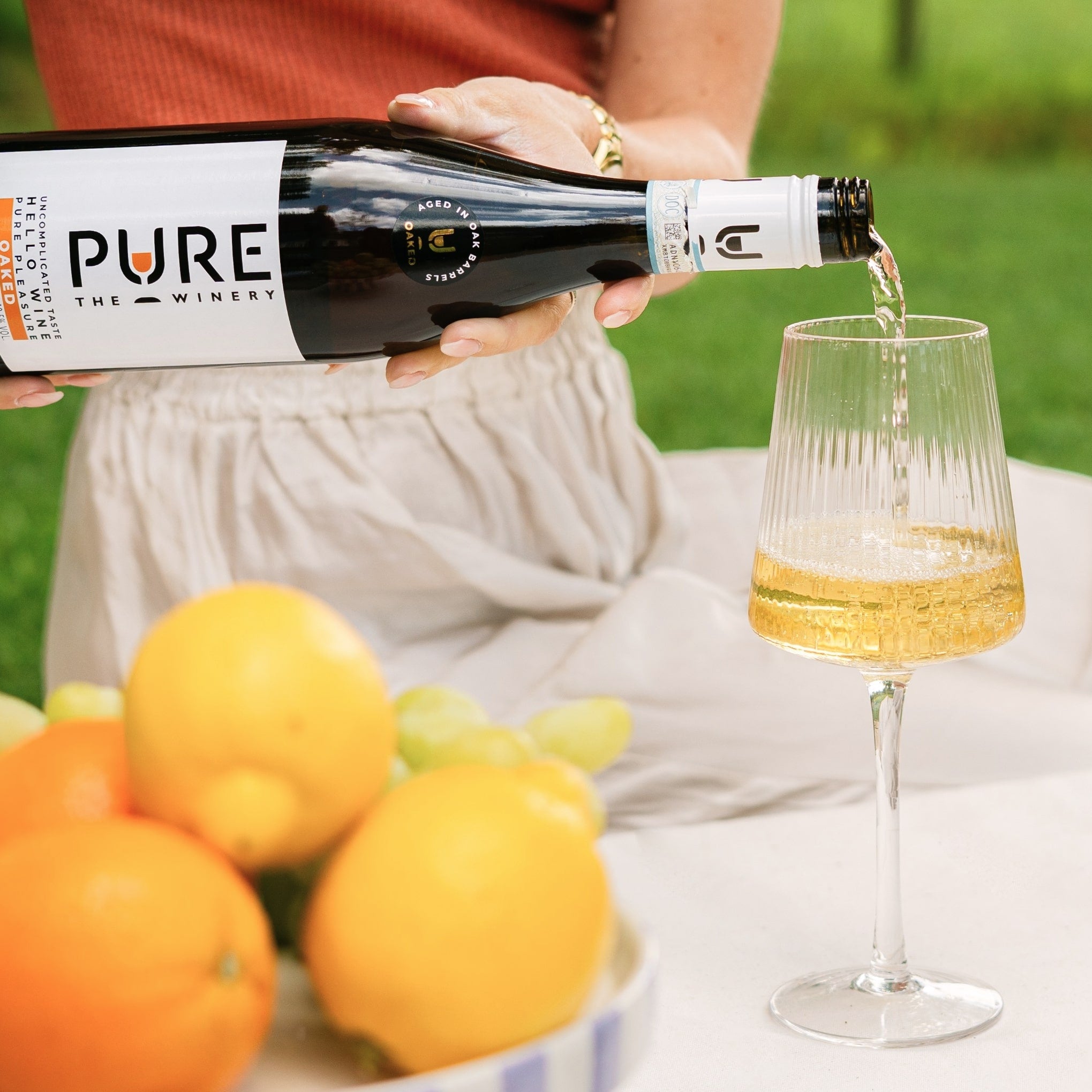 Zero Sugar Oaked White Wine