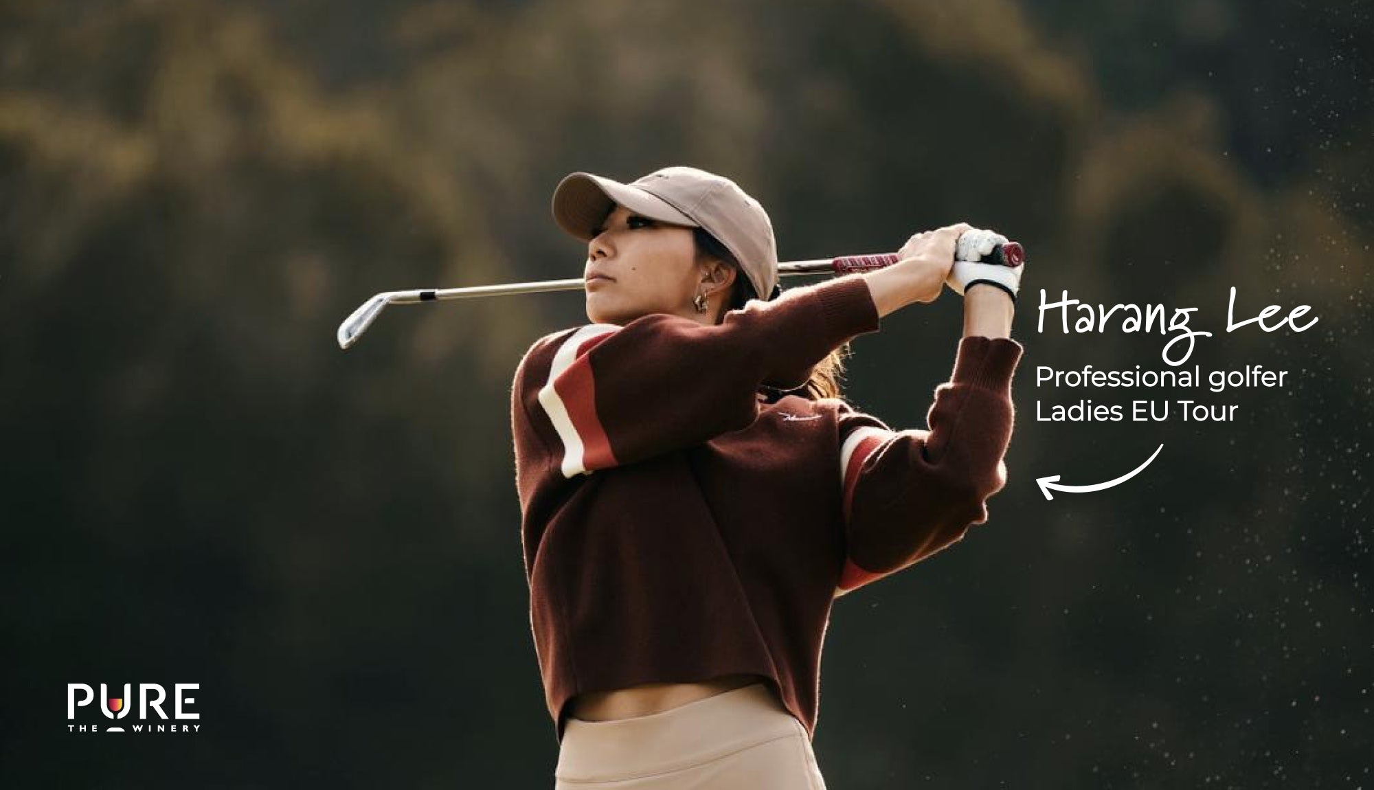 Enjoying life without sugar: the wine that accompanies my routine as a professional golfer.