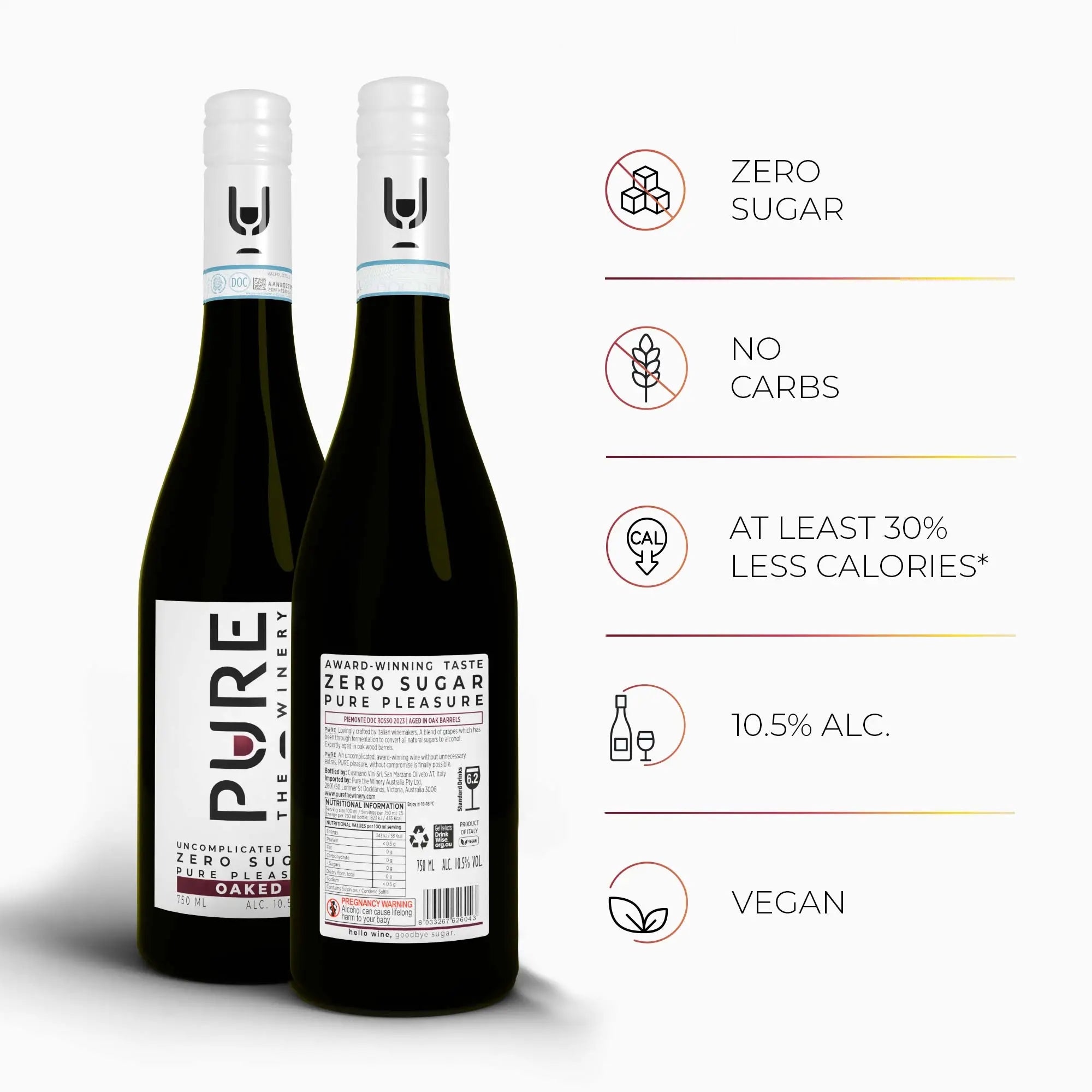 Zero Sugar Oaked Red Wine